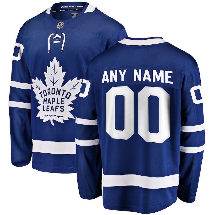 Men Toronto Maple Leafs Fanatics Branded Blue Home Breakaway Custom NHL Jersey->women nhl jersey->Women Jersey
